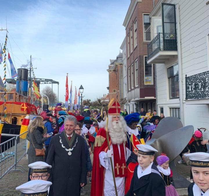 Zaterdag 16 november, intocht van Sinterklaas.